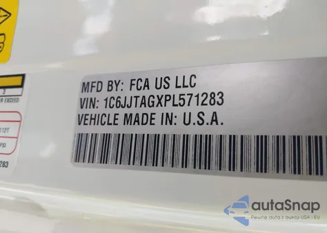 2023 Jeep Gladiator Sport S 4X4 из США, поврежденный, VIN 1C6JJTAGXPL571283